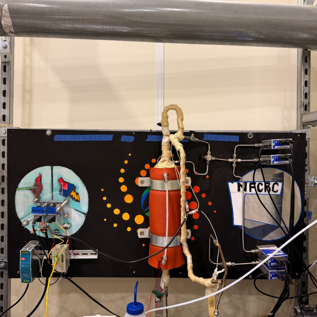 Fuel cell experimental test stand